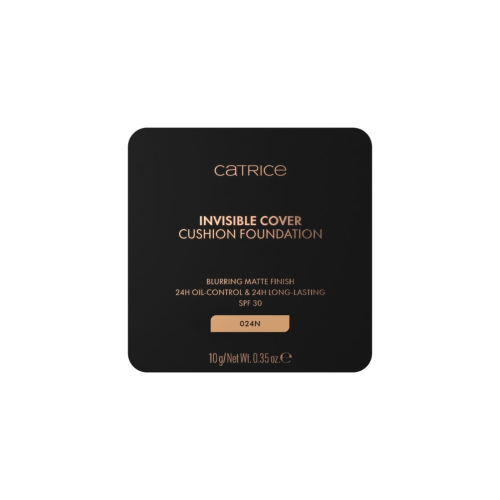 Catrice - *Glass Cloud* - Base de Maquiagem Invisible Cover Cushion Foundation - C024N