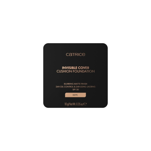 Catrice - *Glass Cloud* - Base de Maquiagem Invisible Cover Cushion Foundation - C027C