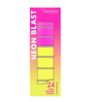 Catrice - Folhas adesivas para unhas Neon Blast - 010: Neon Explosion