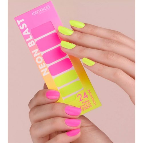 Catrice - Folhas adesivas para unhas Neon Blast - 010: Neon Explosion