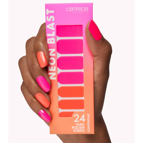 Catrice - Folhas adesivas para unhas Neon Blast - 020: Neon Thunder