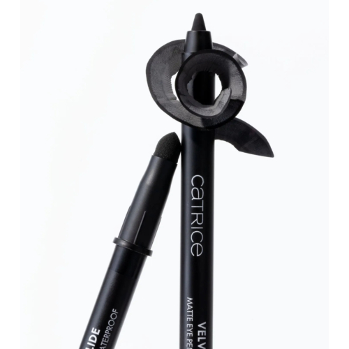 Catrice - Lápis de olhos Velvet Glide Matte - 010: Black Stone