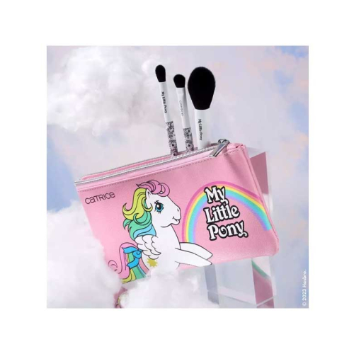 Catrice - *My Little Pony* - Conjunto de pincéis de rosto e bolsa de cosméticos