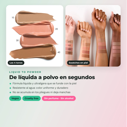 Catrice - Pack 4 sombras líquidas de líquido a pó Soft Melt