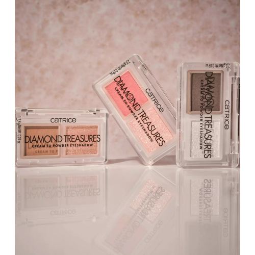 Catrice - Paleta de sombras em pó cremoso Diamond Treasures - 020: Fairy Dust