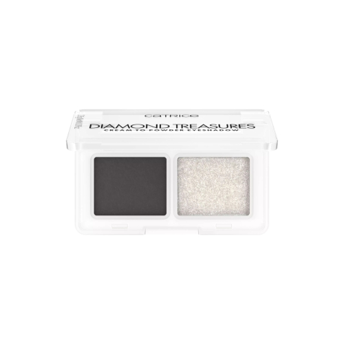 Catrice - Paleta de sombras em pó cremoso Diamond Treasures - 030: Smokey Diamond