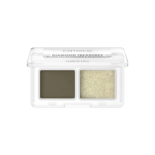 Catrice - Paleta de sombras creme a pó Diamond Treasures - 040: Olive Twinkle