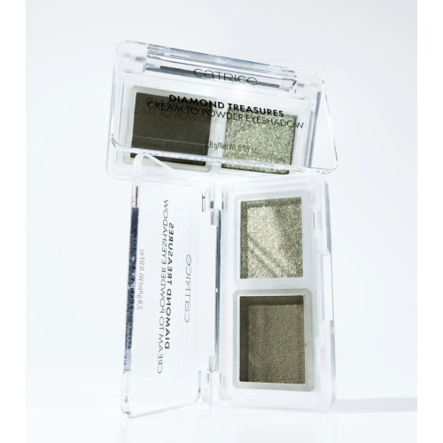 Catrice - Paleta de sombras creme a pó Diamond Treasures - 040: Olive Twinkle