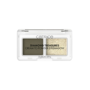 Catrice - Paleta de sombras creme a pó Diamond Treasures - 040: Olive Twinkle