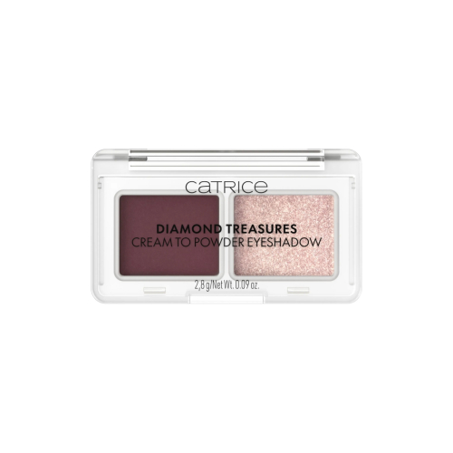 Catrice - Paleta de sombras creme a pó Diamond Treasures - 060: Burgundy Glitz