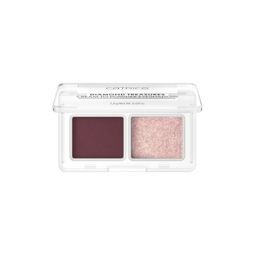 Catrice - Paleta de sombras creme a pó Diamond Treasures - 060: Burgundy Glitz