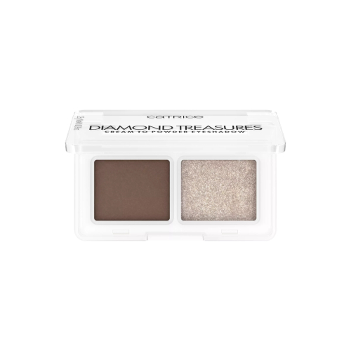 Catrice - Paleta de sombras em pó cremoso Diamond Treasures - 010: Hazel Spark
