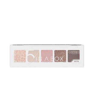 Catrice - Mini paleta de sombras 5 In a Box - 020: Soft Rose Look