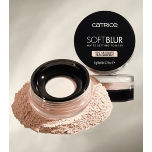 Catrice  - Pó Fixador Matificante Soft Blur - 002: Absolute Translucent