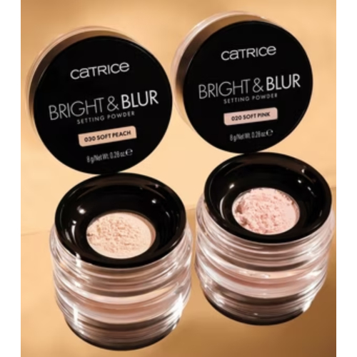 Catrice - Pó solto fixador Bright & Blur - 030: Soft Peach