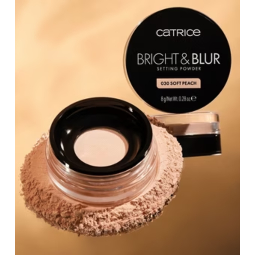 Catrice - Pó solto fixador Bright & Blur - 030: Soft Peach