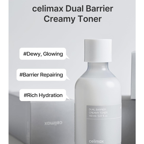 Celimax - Tónico facial cremoso Dual Barrier