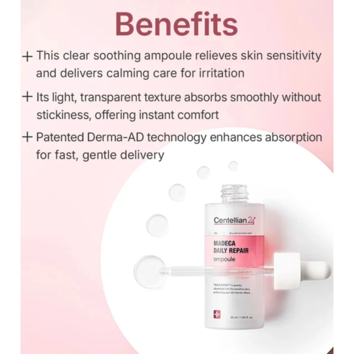 Centellian24 - *Daily Repair* - Sérum facial para pele sensível Total Care Solution