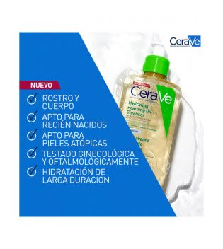 Cerave - Óleo de Limpeza Espuma Hidratante para Pele Normal a Muito Seca - 473ml