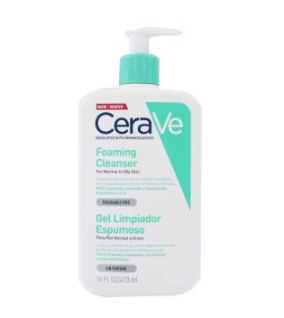 Cerave - Gel de limpeza espumante para pele normal a oleosa - 473ml