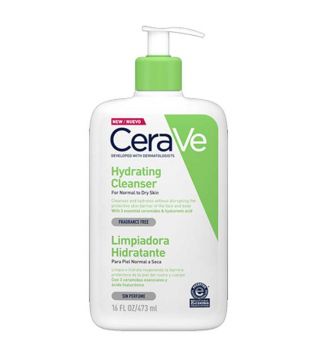 Cerave - Limpador facial hidratante para pele normal a seca - 473ml