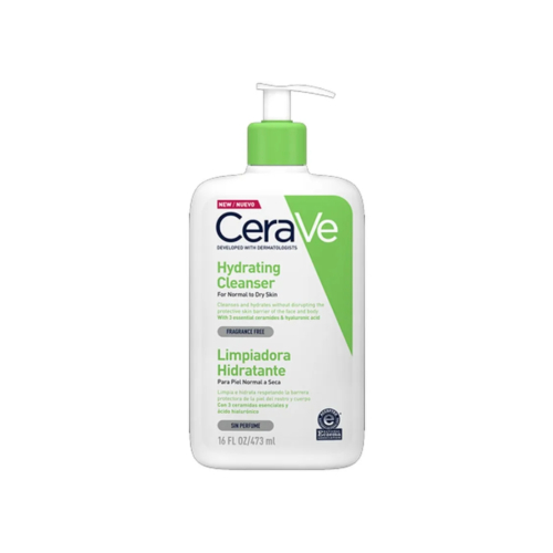 Cerave - Limpador facial hidratante para pele normal a seca - 473ml