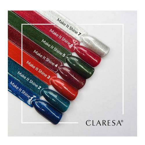 Claresa - Esmalte semipermanente Soak off - 01: Make It Shine!