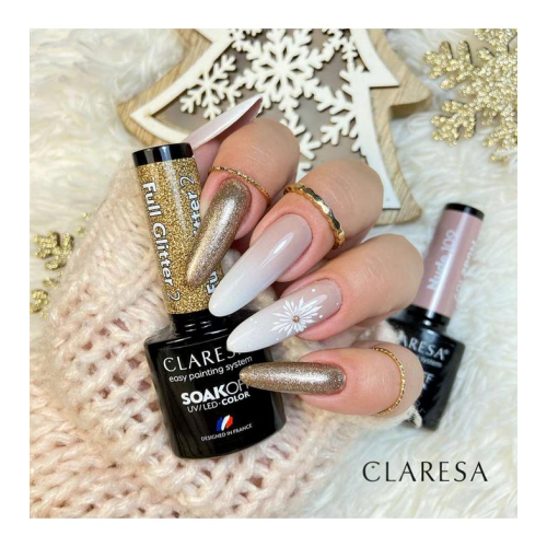 Claresa - Esmalte semipermanente Soak off - 02: Full Glitter