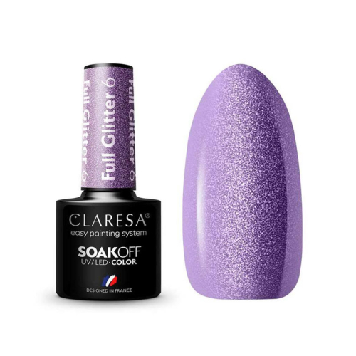 Claresa - Esmalte semipermanente Soak off - 06: Full Glitter