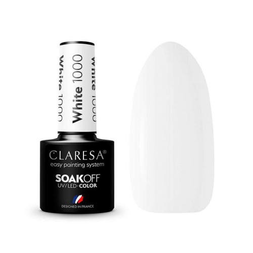 Claresa - Esmalte semipermanente Soak off - 1000: White