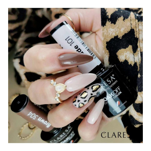 Claresa - Esmalte semipermanente Soak off - 304: Brown