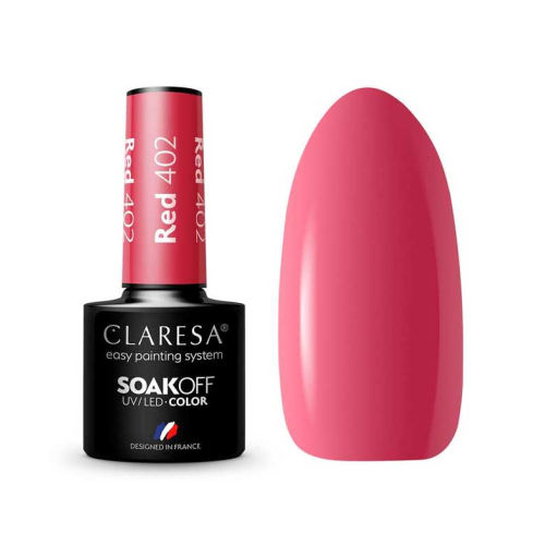 Claresa - Esmalte semipermanente Soak off - 402: Red