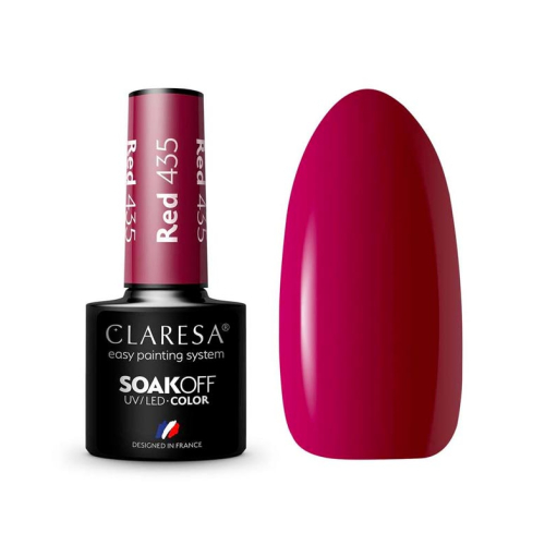 Claresa - Esmalte semipermanente Soak off - 435: Red