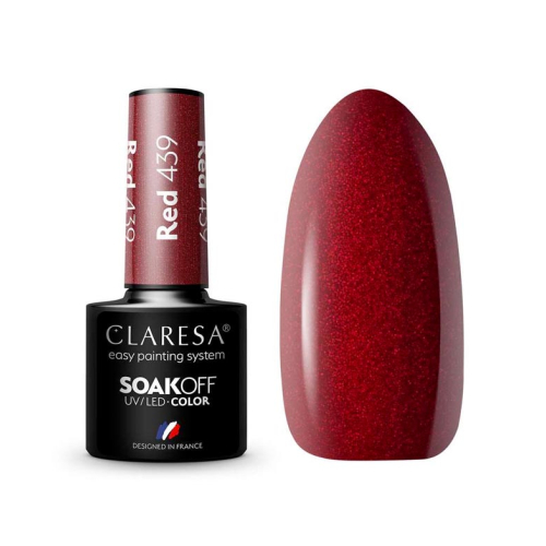 Claresa - Esmalte semipermanente Soak off - 439: Red