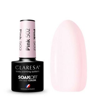 Claresa - Esmalte semipermanente Soak off - 502: Pink