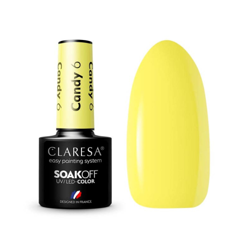 Claresa - Esmalte semipermanente Soak off - 6: Candy