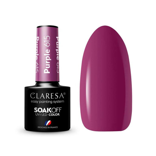 Claresa - Esmalte semipermanente Soak off - 615:  Purple