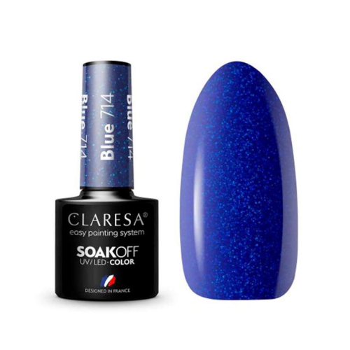 Claresa - Esmalte semipermanente Soak off - 714: Blue