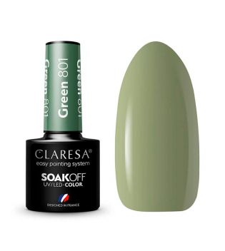 Claresa - Esmalte semipermanente Soak off - 801: Green