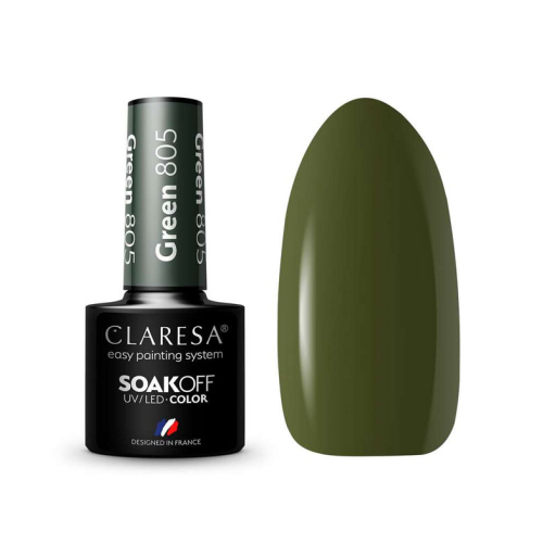 Claresa - Esmalte semipermanente Soak off - 805: Green