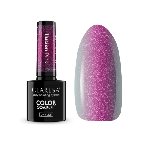Claresa - Esmalte semipermanente Soak off - Ilusion Pink