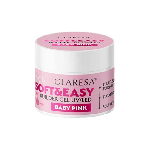 Claresa - Gel construtor Soft & Easy - Baby pink - 45 g