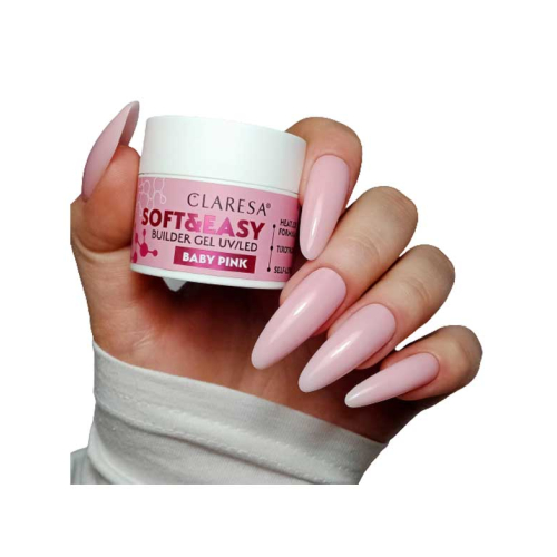 Claresa - Gel construtor Soft & Easy - Baby pink - 45 g