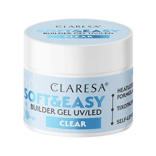 Claresa - Gel construtor Soft & Easy - Clear - 90 g