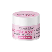 Claresa - Gel construtor Soft & Easy - Milky pink - 45 g