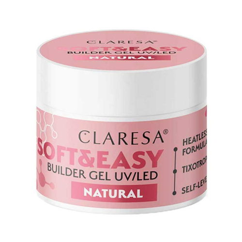 Claresa - Gel construtor Soft & Easy - Natural - 90 g