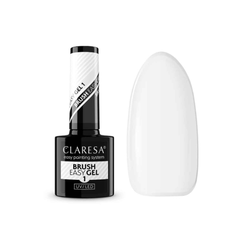 Claresa - Gel de unhas semipermanente Brush Easy - 01