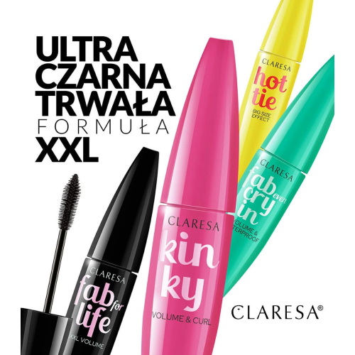Claresa - Rímel Hottie - Deep Black