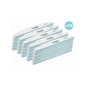 Claresa - Pack de 50 limas de unhas meia-lua 80/100