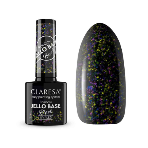 Claresa - *Rainbow Jello Base* - Esmalte semipermanente - Black
